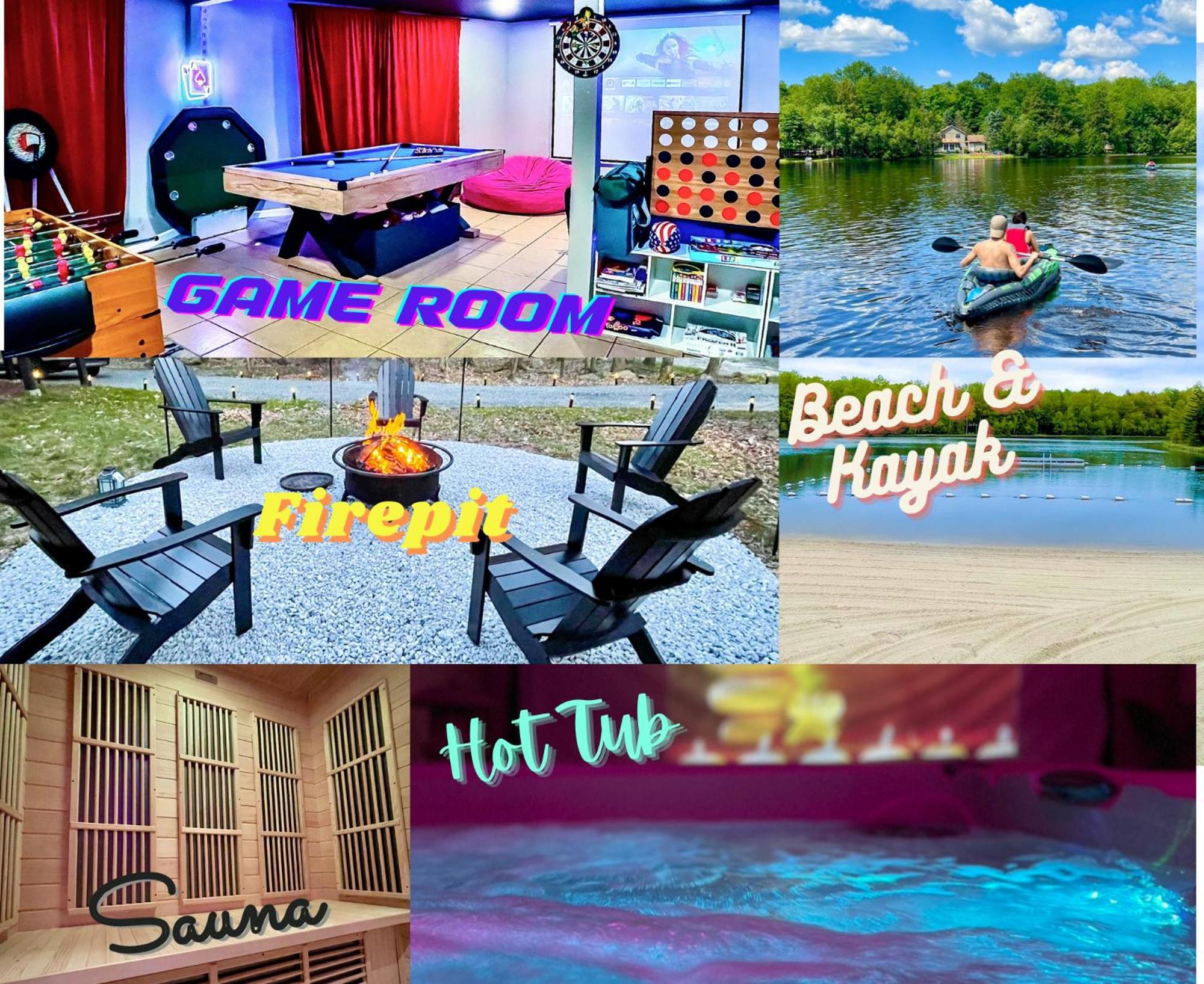 Zen Spa Oasis Retreat Sauna/Hotub/Firepit/Fun/Gameroom Blakeslee Eksteriør bilde